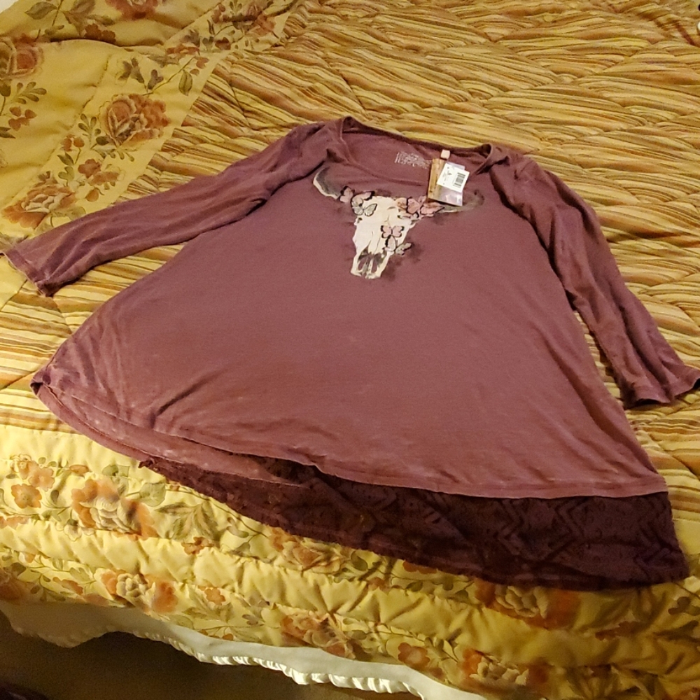 Panhandle 3/4 length sleeve shirt